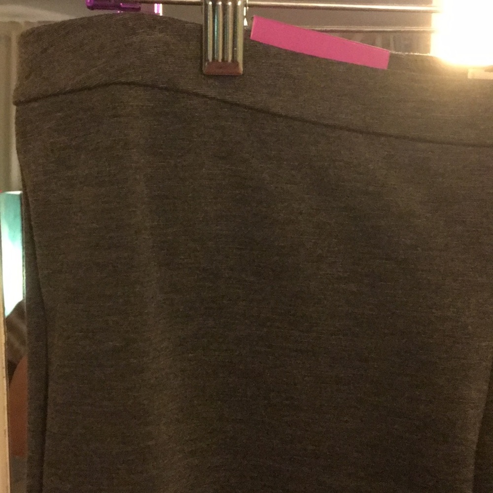 Gray leggins heavy weight smooth appearance